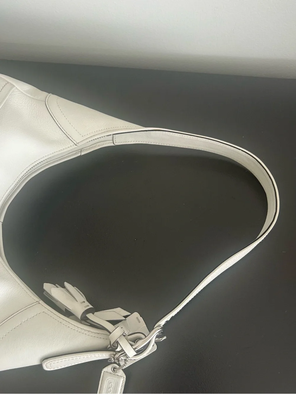 Coach Legacy White Leather Hobo Shoulder Bag F10280 NWT Vintage Rare